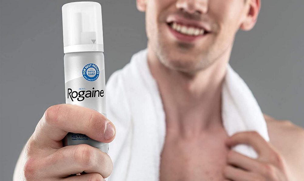 Men's Rogaine 5% Minoxidil Foam for Hair Loss Review